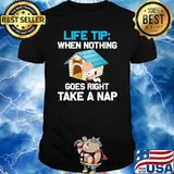 Life Tip When Nothing Goes Right Take A nap Snoopy Shirt