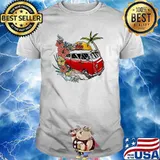 Love Flower Camping Car Shirt