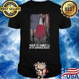Made In America With Japanese Parts Proud Immigrant T-Shirt