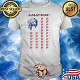 Mariposan Native American Indian Chief USA Flag 4th July T-Shirt