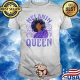 Melanin Queen Inspired Black Woman Related African T-Shirt