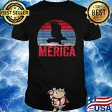 Merica Eagle 4th Of July Independence Day T-Shirt