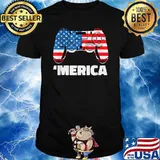 Merica Video game american flag shirt
