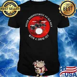 Never Underestimate An Old Man With A Drum Set Blood Moon Shirt