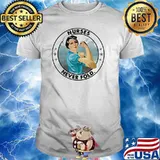 Nurse Never Fold Strong Girl Shirt