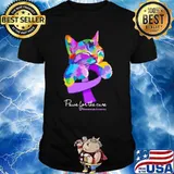 Paws For The Cure Fibromyalgia Awareness Cat Shirt