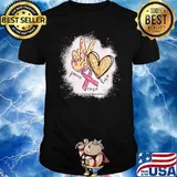 Peace Love Cure Breast Cancer Awareness Shirt