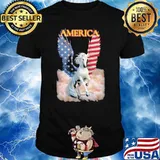Pegasus 4th Of July American Flag Shirt