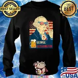 President Drinking USA George Washington George Sloshington T-Shirt Sweater