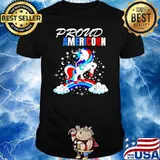 Proud Americorn 4th of July America Unicorn T-Shirt