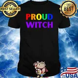 Proud Witch (ROYGBV Witch Pride Month) T-Shirt