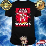 Ripple (XRP) When Moon Funny Cryptocurrency T-Shirt