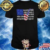 Saxophone 4th July American Flag Shirt