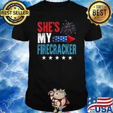 She's My Firecracker 4th July Firework Shirt