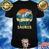Sissysaurus T rex Dinosaur Vintage T-Shirt