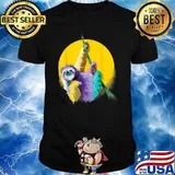 Sloth Lover Graphic Art T-Shirt