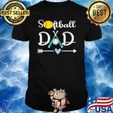 Softball Dad Father's Day 2021 dad coach softball T-Shirt