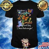 Sometimes i just look up and say i know that was you butterflies and eeyore shirt