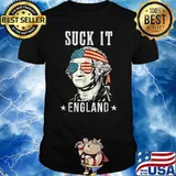 Suck It England 4th of July George Washington T-Shirt