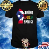 Taino African Spanish - Taino Nation Boricua T-Shirt
