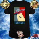 UFO Space Alien Abduction Flying SaucerT-Shirt