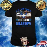 US Air Force Proud Grandpa Flag Patriotic T-Shirt
