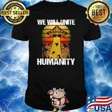 We will unite humanity Alien Ufo Abduction Vintage T-Shirt