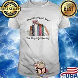 When the going gets tough the tough get reading book flower shirt
