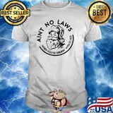 Aint No Laws When You're Drinking With Claus Christmas Santa T-Shirt