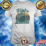 Aloha beaches cat summer hot vintage shirt