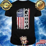 American Flag Jeep Shirt