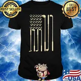 American flag play golf shirt
