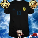 Argentina Soccer 10 Jersey 2021 Argentinian Football Team Shirt