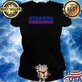 Atlanta Georgia Retro T-Shirt Ladies tee