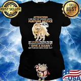 Attention i am out of order until further notice give a damn wolf s Ladies tee