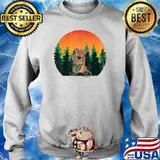 Aussie Animal Forest Wildlife Cute Australia Quokka SUnset T-Shirt Sweater