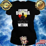 Awakening Buddha Within Awareness Sunset T-Shirt Ladies tee