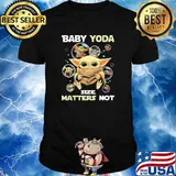Baby yoda size matters not balloon shirt