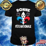 Bastille Day Shirt Bonne Fête Nationale 14 July Fleur De Lys Shirt
