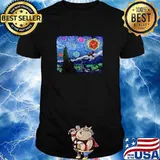 Beach dragon galaxi dice gamer shirt