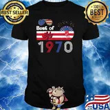 Best of July 1970 Sunglasses Firework 4th of July T-Shirt