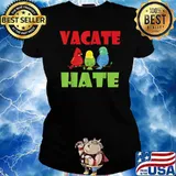 Birds Vacate Hate Shirt Ladies tee