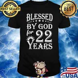 Blessed by God for 22 years Happy 22nd Birthday T-Shirt