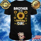 Brother Of The Birthday Girl Sunflower Party T-Shirt