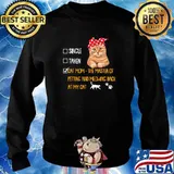 Cat mom the master of petting and meowing back at my cat s Sweater