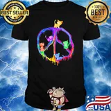 Cat Peae Love Hippie Shirt