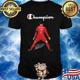 Champion Ronaldo seven signature soccer euro red shirt