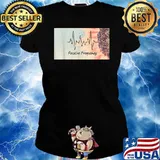 Chic Flower Graphic Positive Frequency Shirt Ladies tee