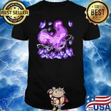 Chicken Magical Purple Chicken Love Butterfly Shirt