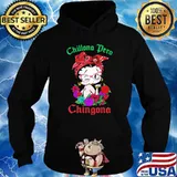 Chillona Pero Chingona Flower Shirt Hoodie